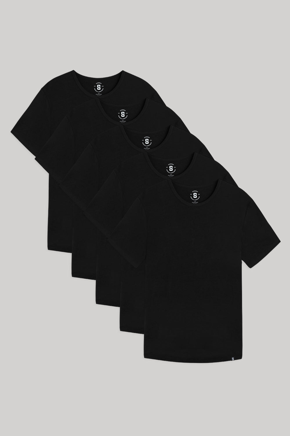 Everyday Stretch Crewneck Tee - Regular Length - 5-Pack