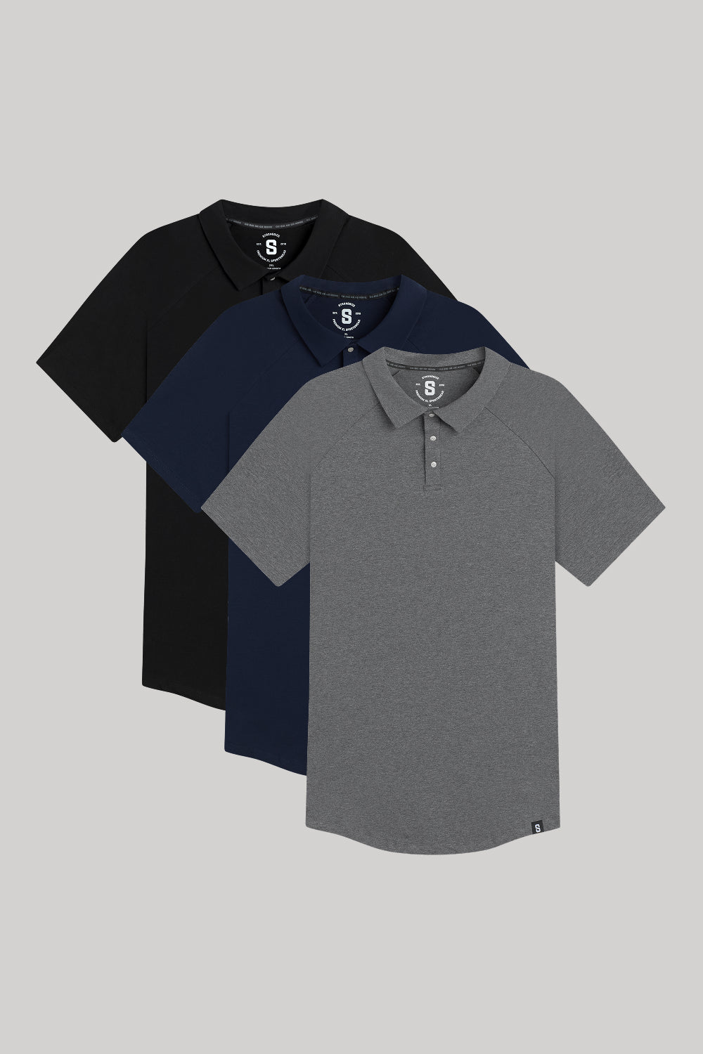 Everyday Stretch Snap Polo 3-Pack