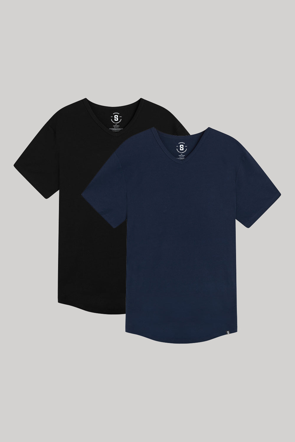 Everyday Stretch V-Neck Tee - Longer Length - 2-Pack
