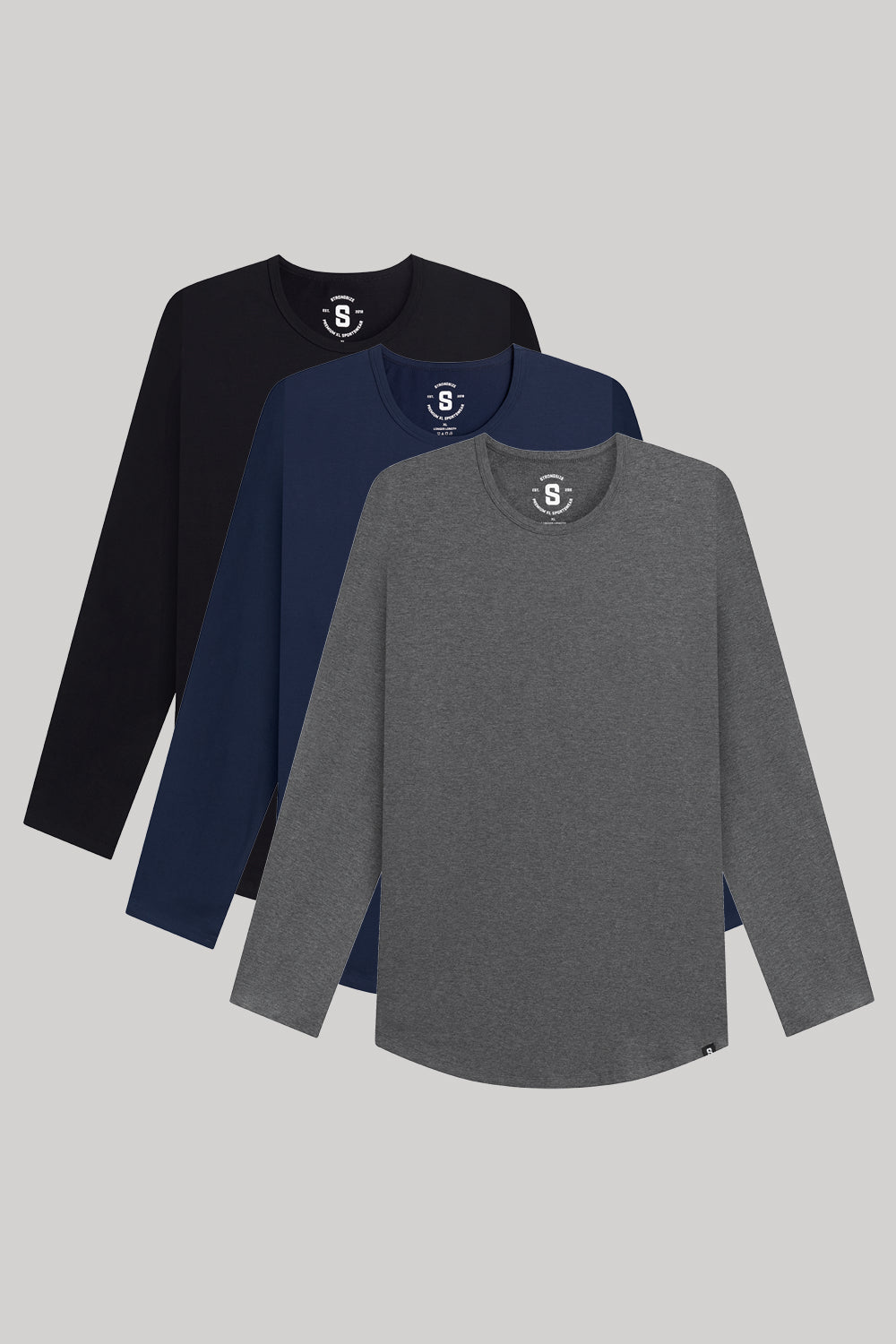 Everyday Stretch Long Sleeve Tee 3-Pack