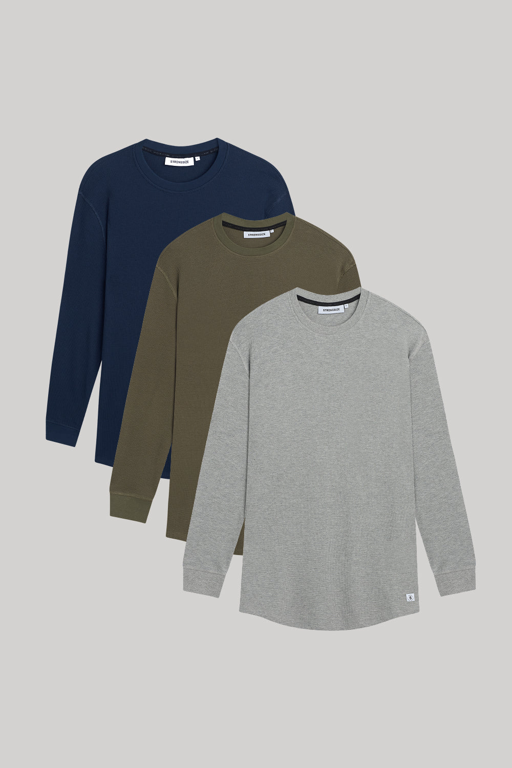 WaffleFlex Thermal Crewneck - Longer Length - 3-Pack
