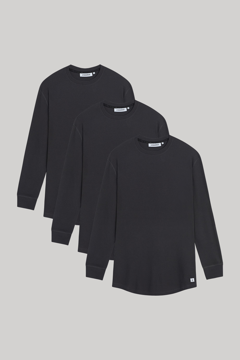 WaffleFlex Thermal Crewneck - Longer Length - 3-Pack