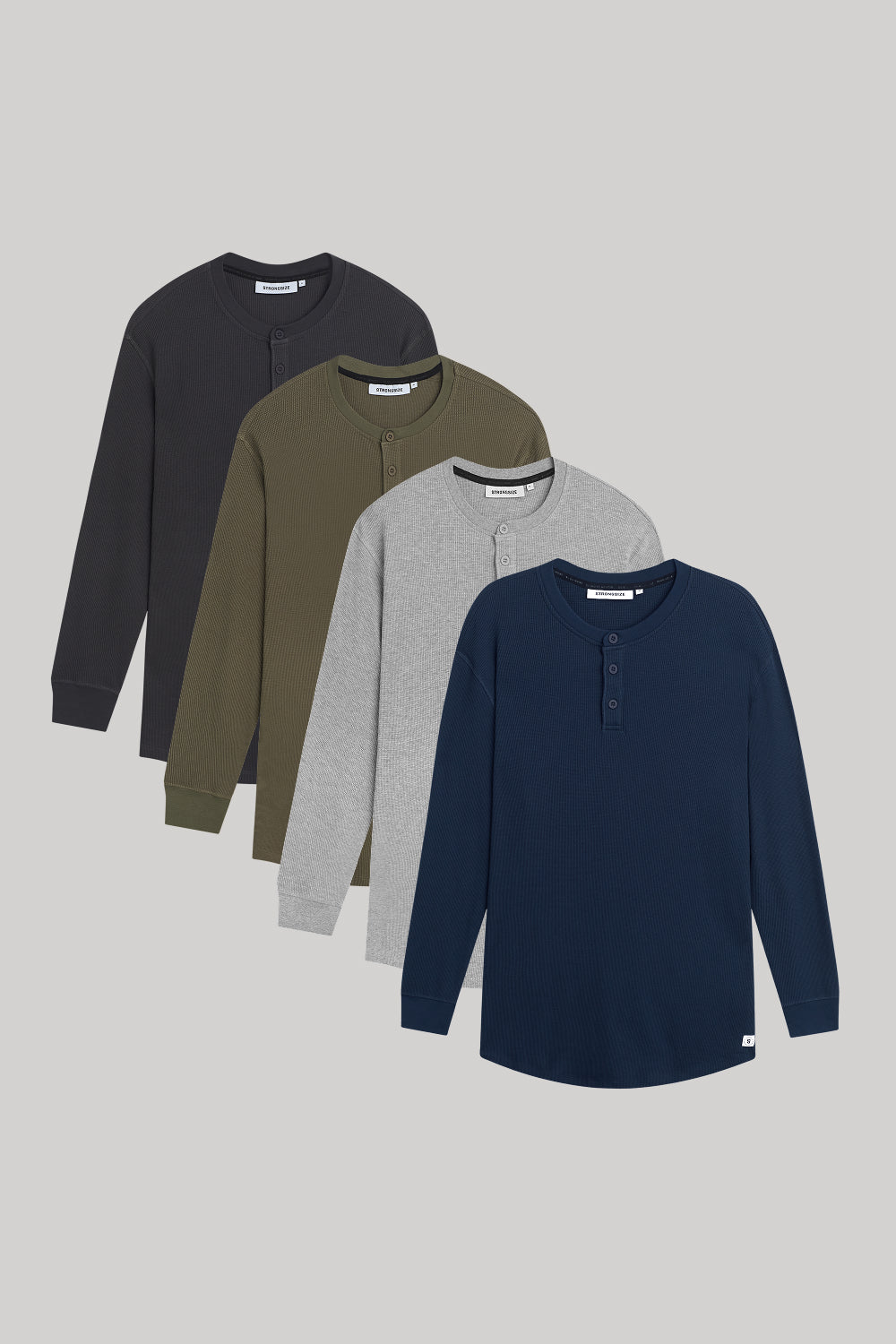 WaffleFlex Thermal Henley - Longer Length - 4-Pack