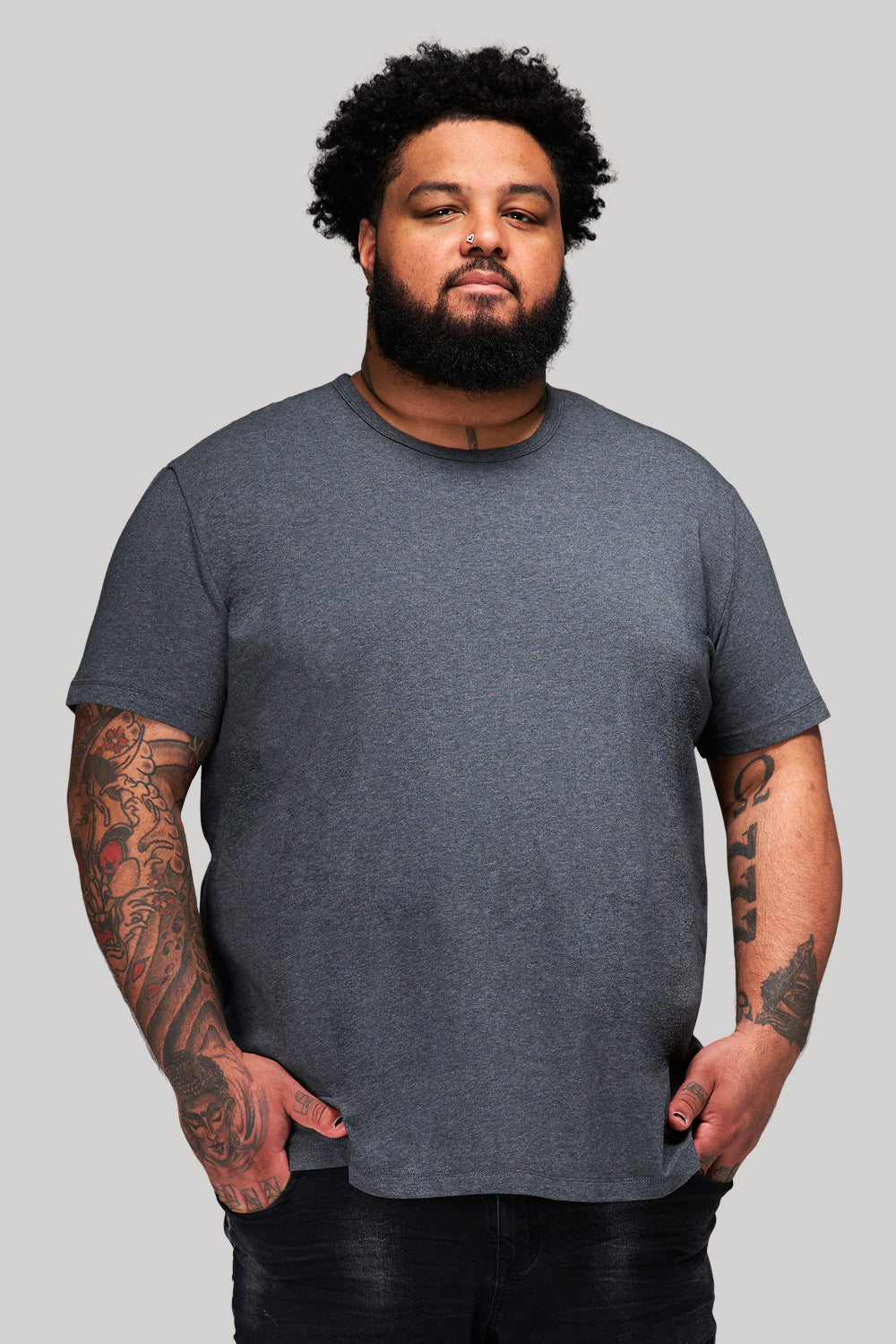 Everyday Stretch Crewneck Tee - Regular Length