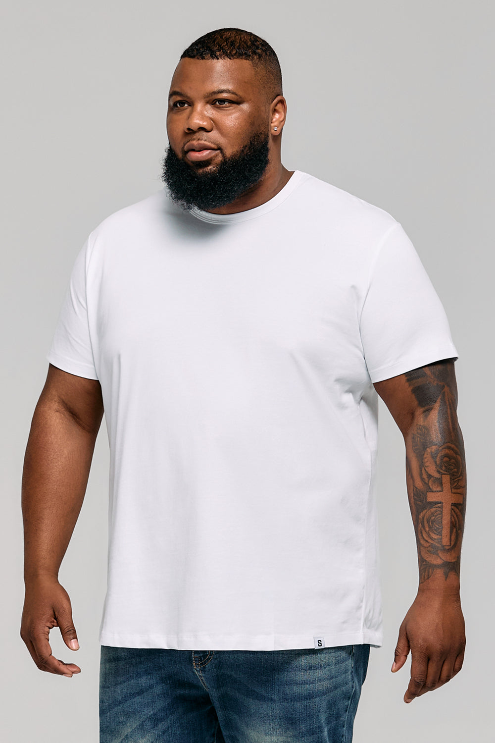 Everyday Stretch Crewneck Tee - Regular Length