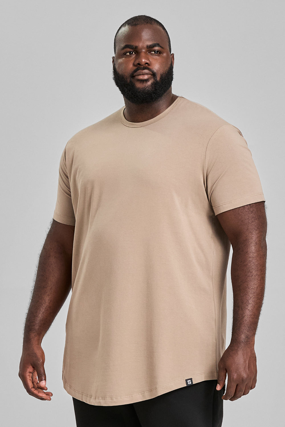 Everyday Stretch Crewneck Tee - Longer Length