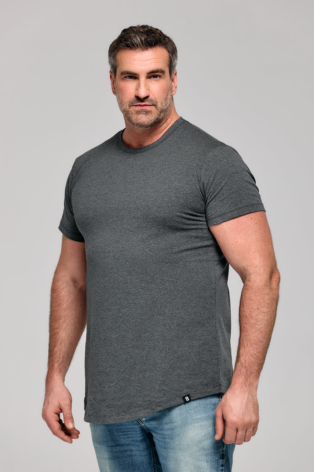 Everyday Stretch Crewneck Tee - Longer Length
