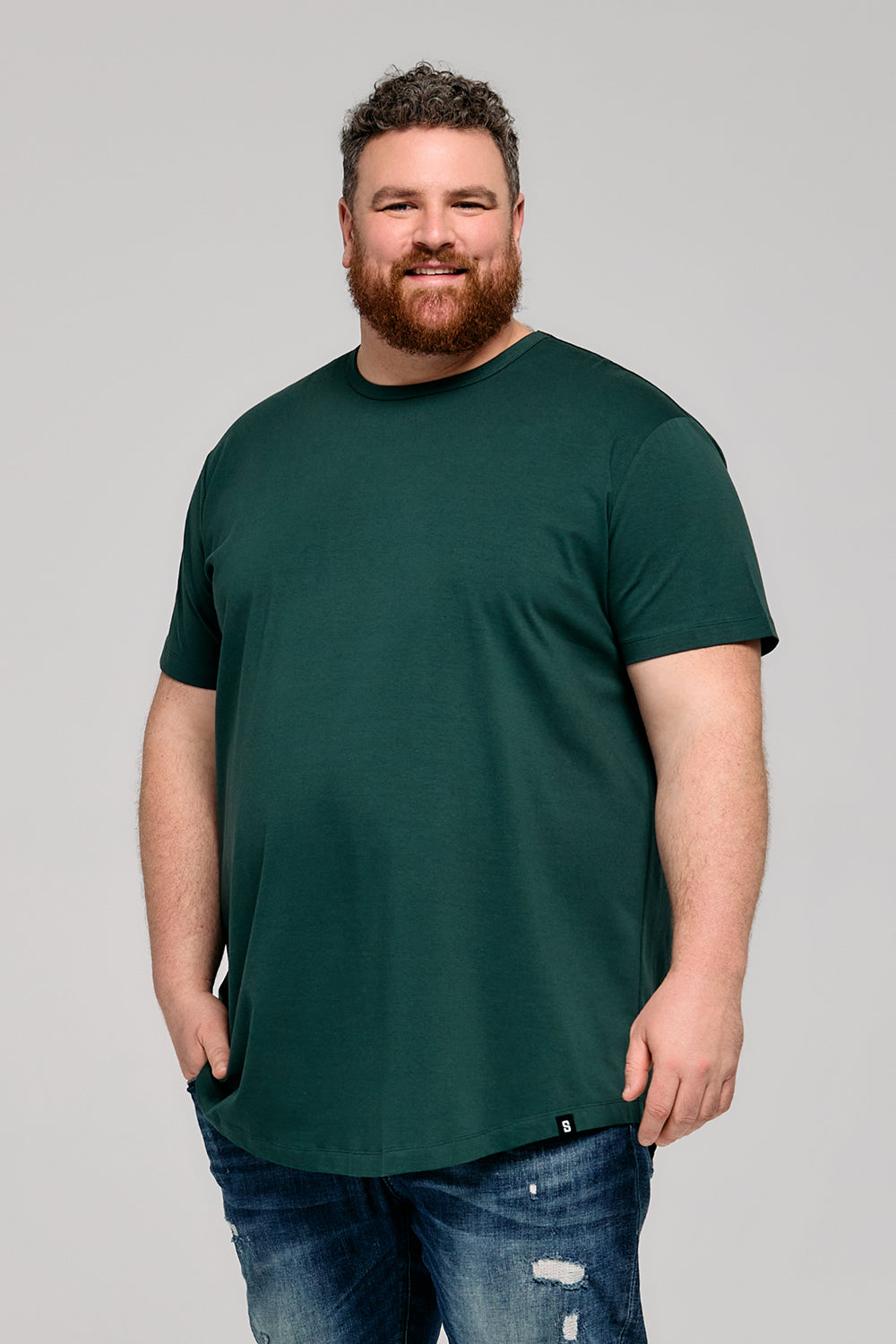 Everyday Stretch Crewneck Tee - Longer Length