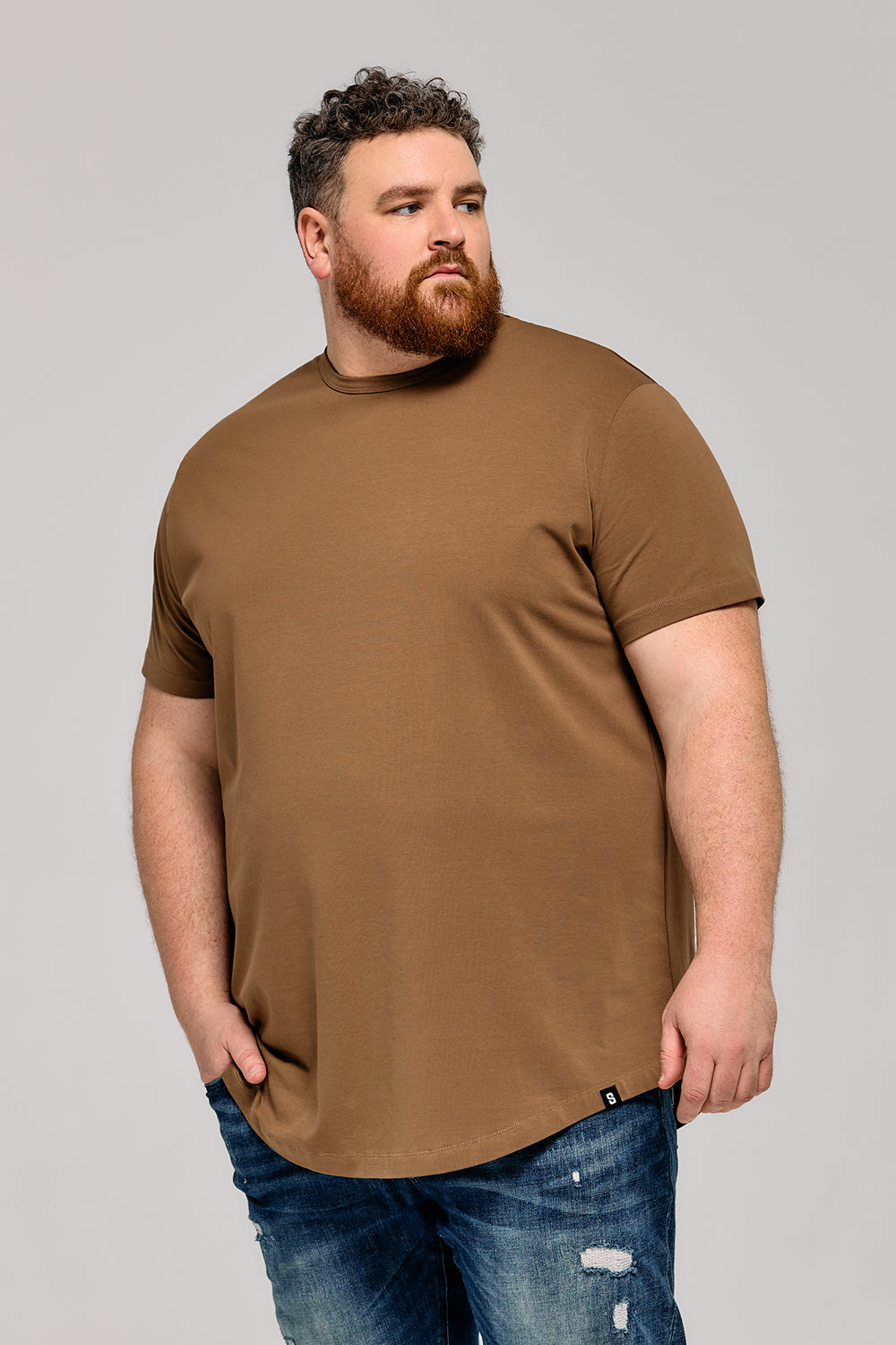 Everyday Stretch Crewneck Tee - Longer Length