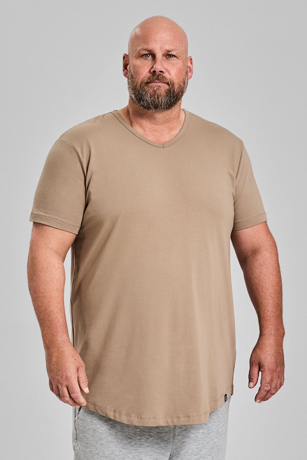 Everyday Stretch V-Neck Tee - Longer Length