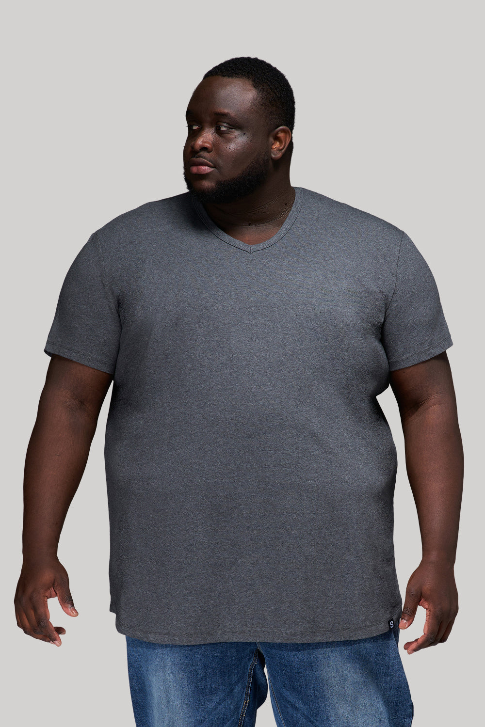 Everyday Stretch V-Neck Tee - Longer Length
