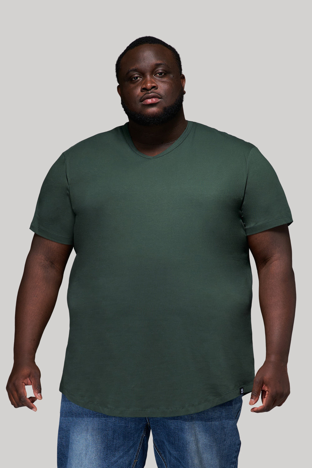 Everyday Stretch V-Neck Tee - Longer Length