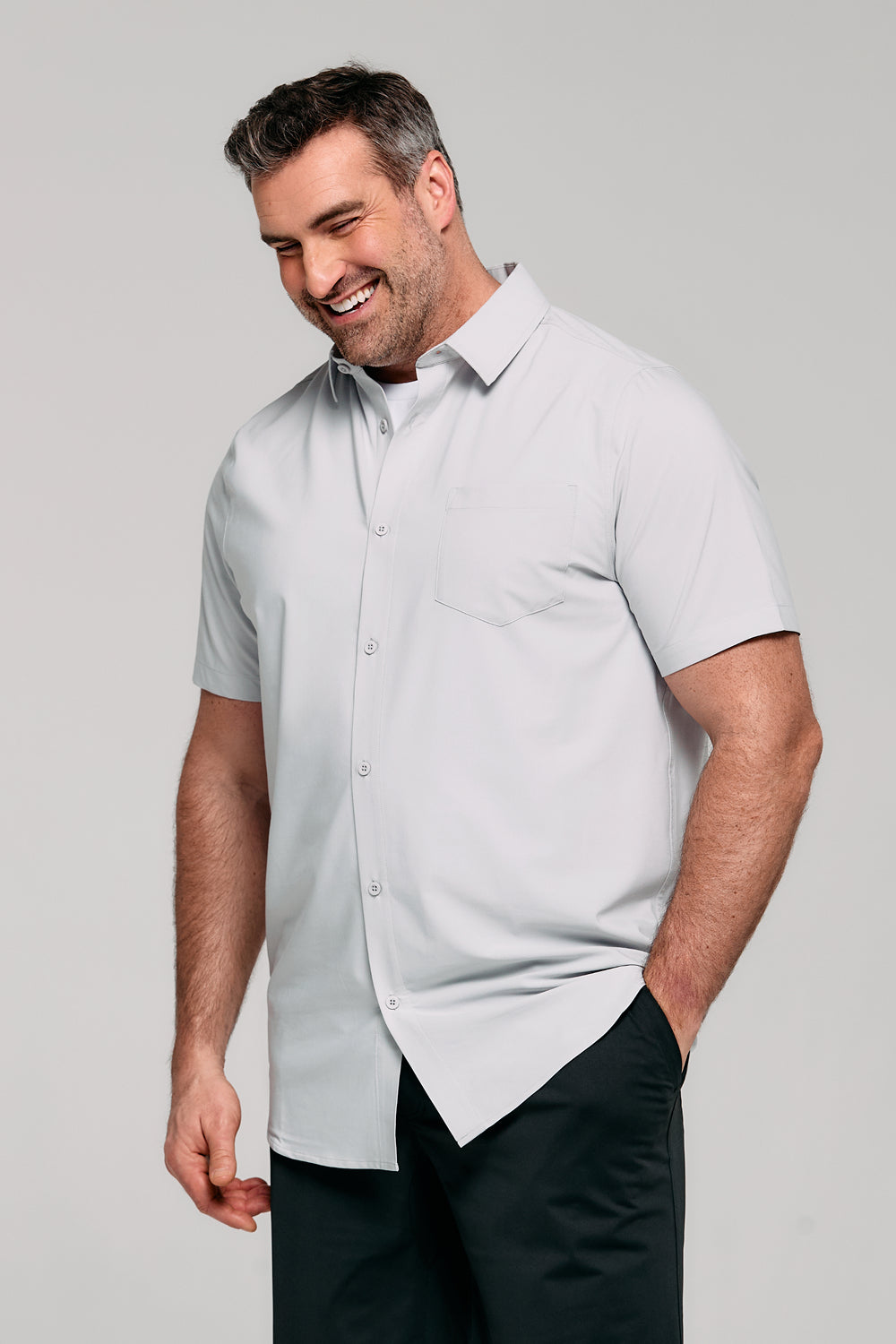 Motion Short Sleeve Shirt White