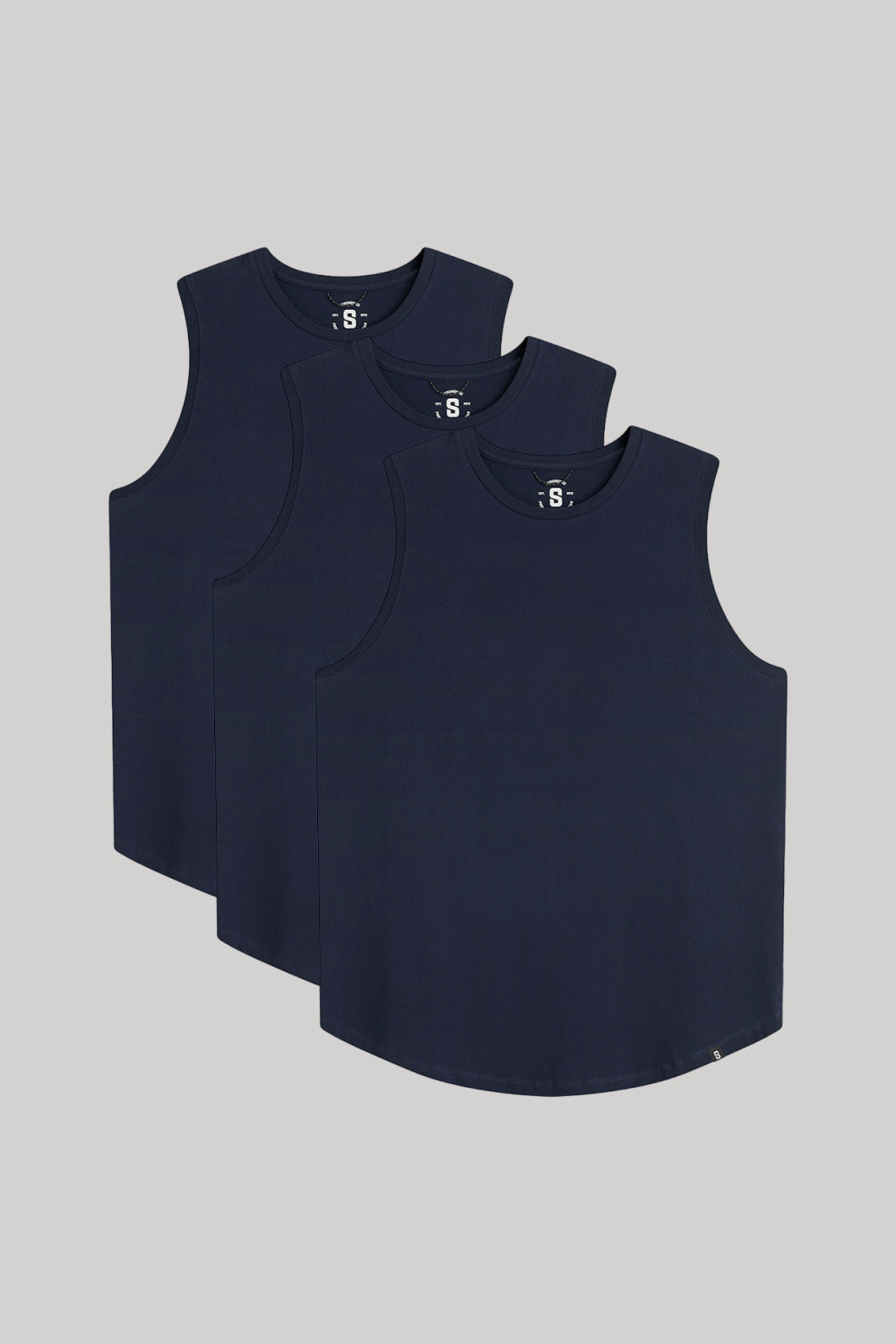 Everyday Stretch Muscle Tank Top - Longer Length - 3-Pack