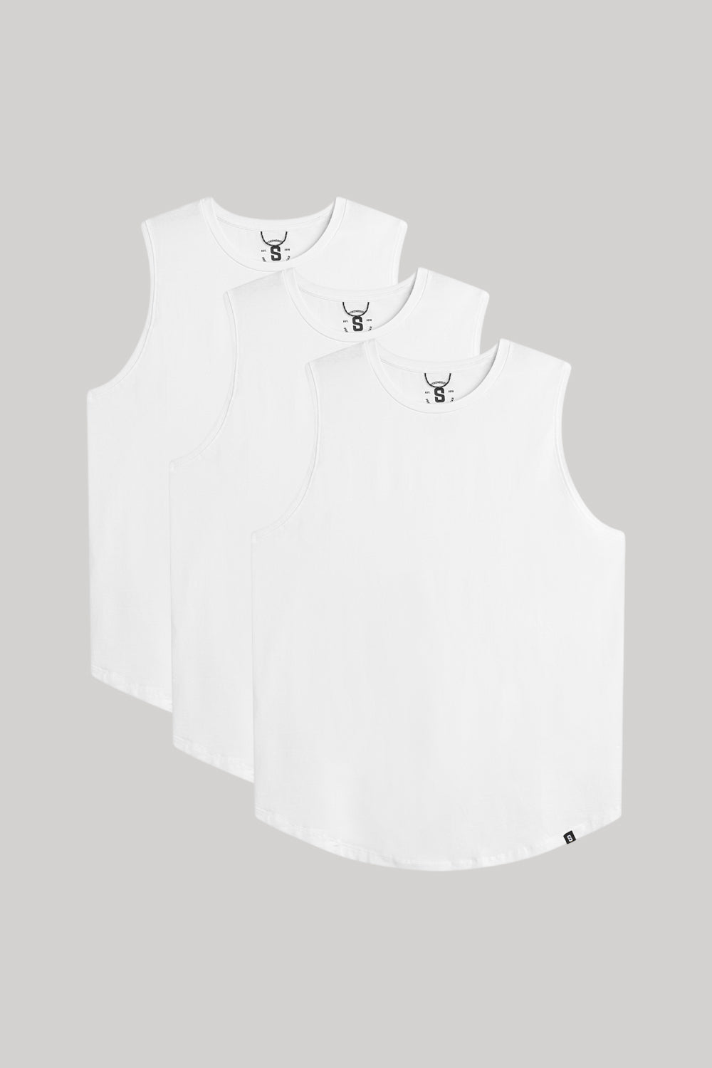 Everyday Stretch Muscle Tank Top - Longer Length - 3-Pack