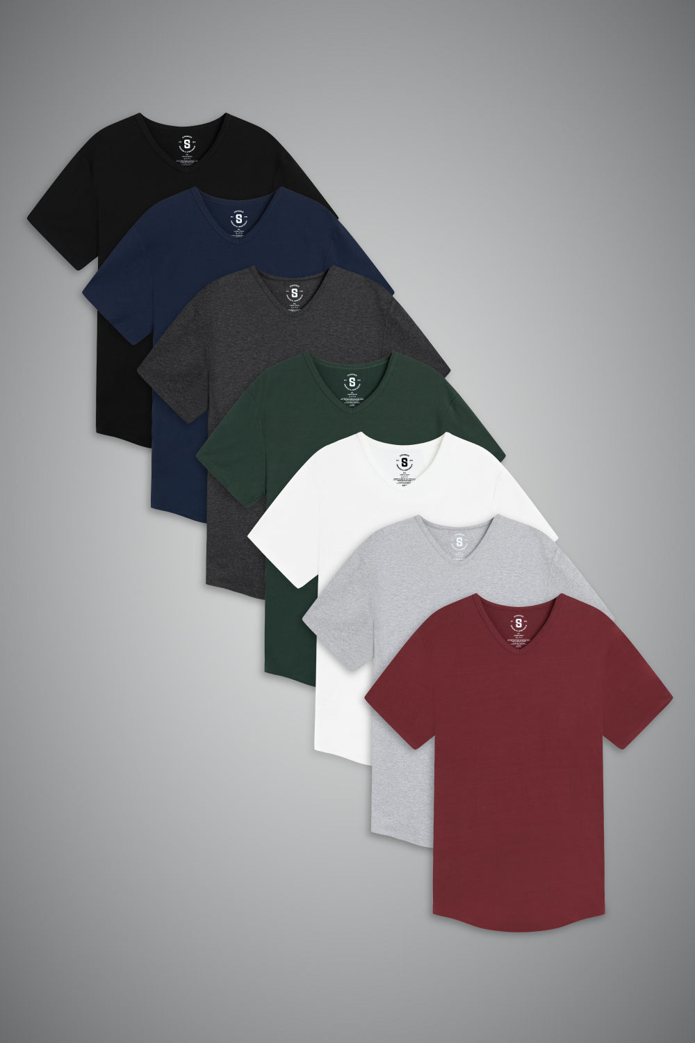 The Strongsize V-Neck Tee Longer 7-Pack