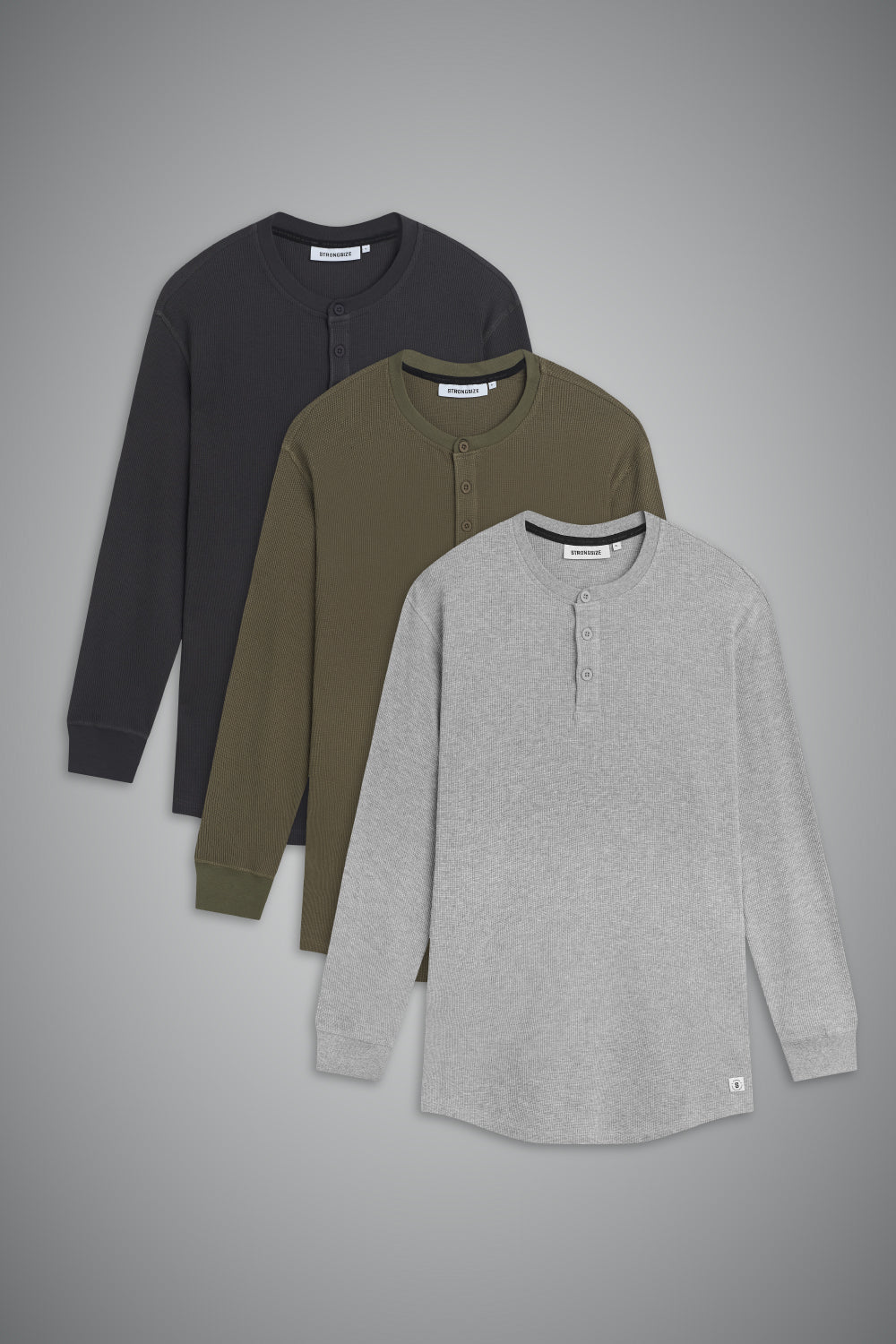 The Touchdown WaffleFlex Thermal Henley 3-Pack