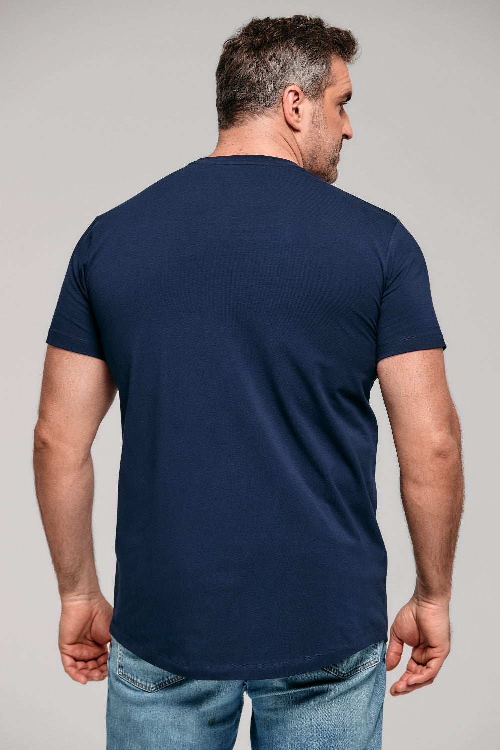 Everyday Stretch Pocket Tee - Navy