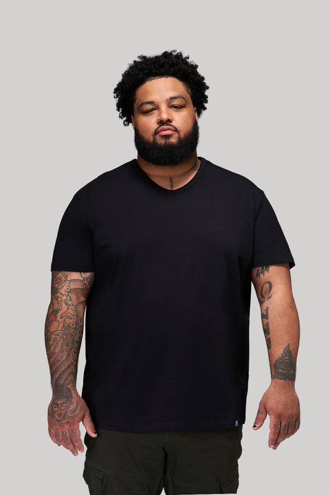 Everyday Stretch V-Neck Tee - Regular Length