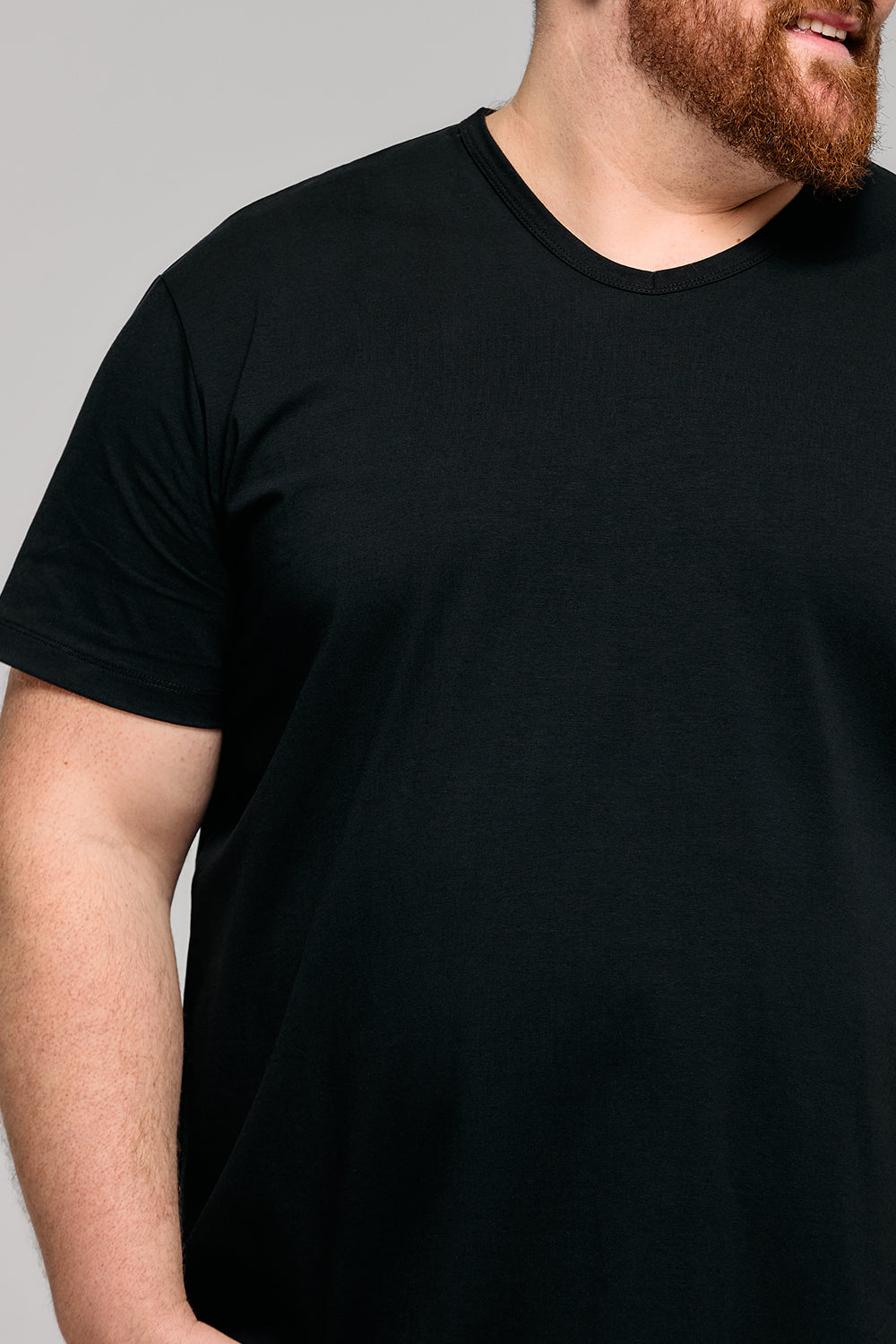 Everyday Stretch V-Neck Tee - Longer Length