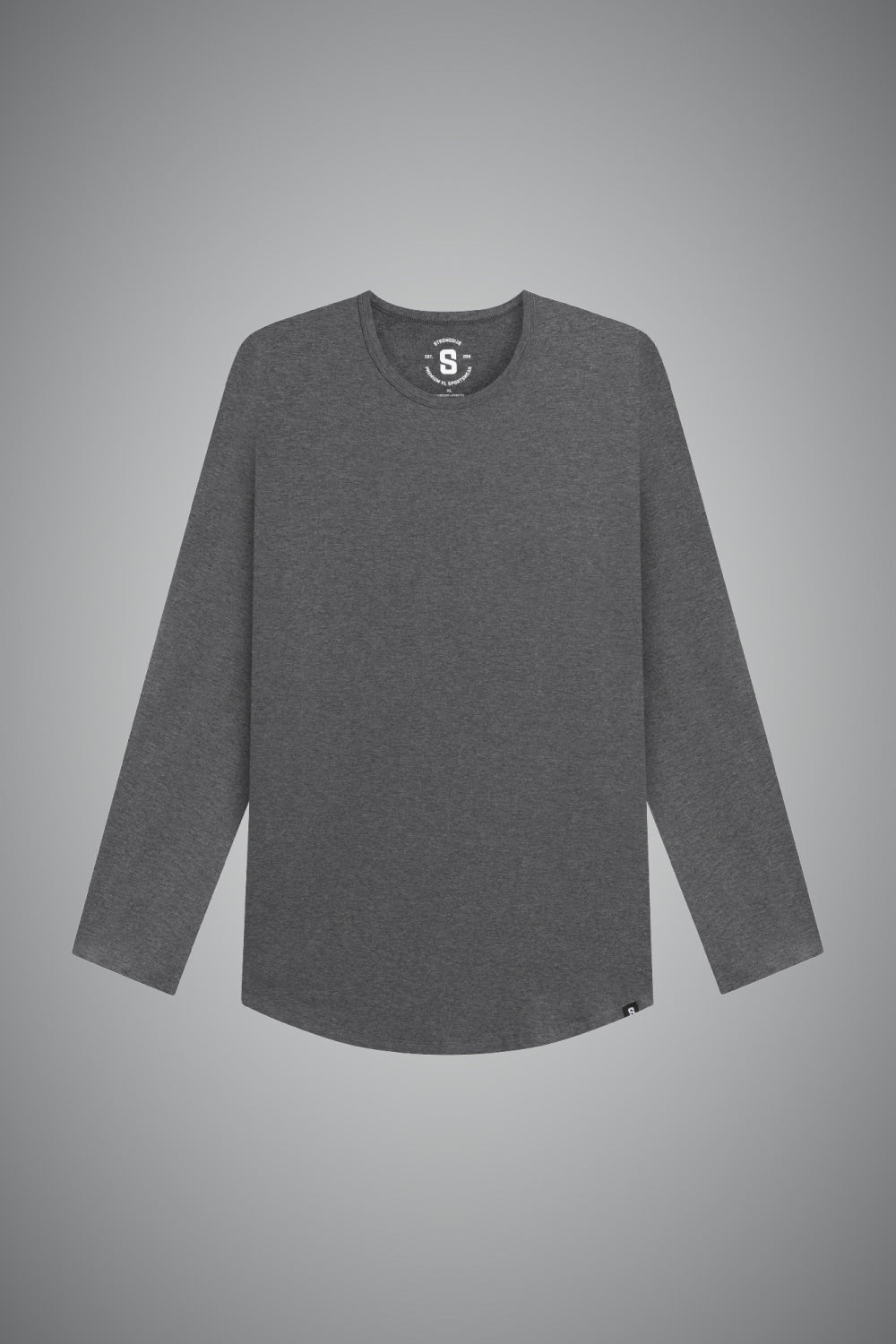 Everyday Stretch Long Sleeve Tee - Heather Charcoal