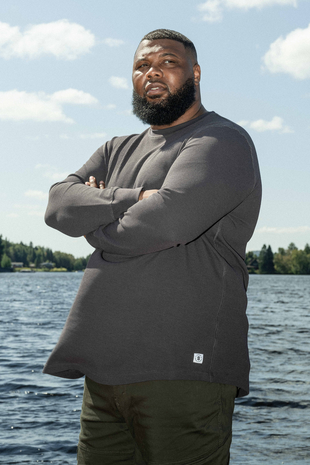 WaffleFlex Thermal Crewneck