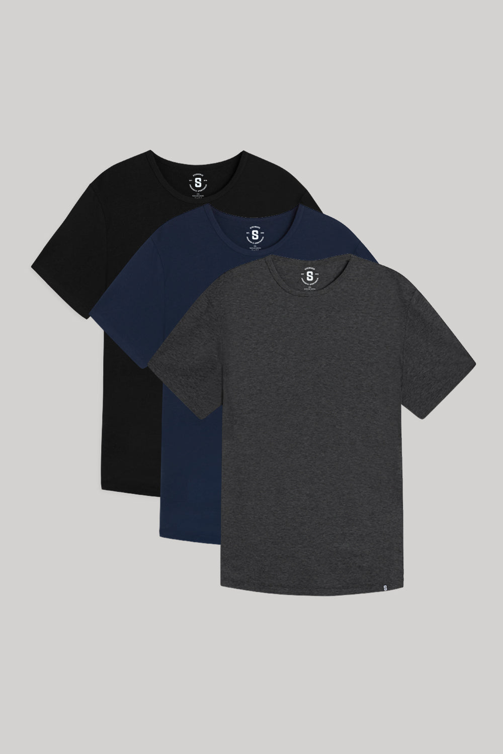 Everyday Stretch Crewneck Tee - Regular Length - 3-Pack