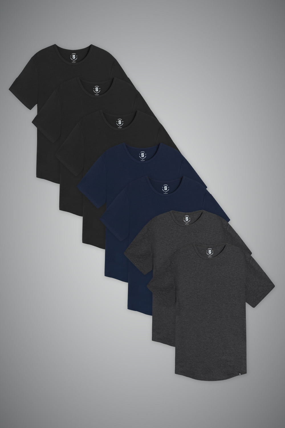 Signature Crew Tee Longer 7-Pack