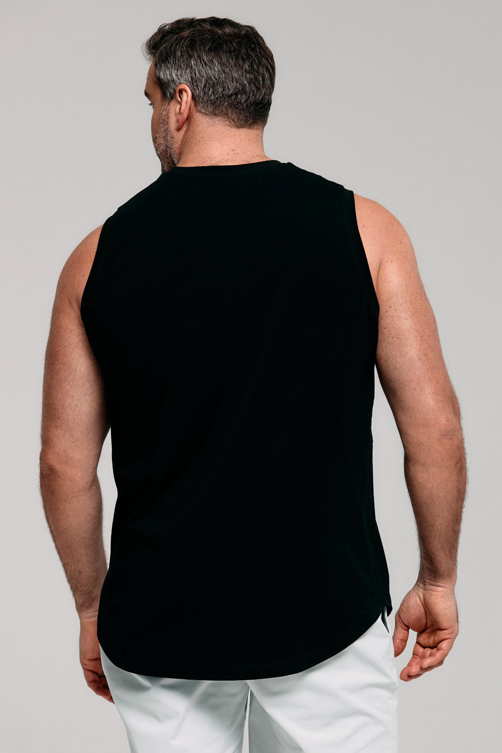 Everyday Stretch Muscle Tank Top - Black