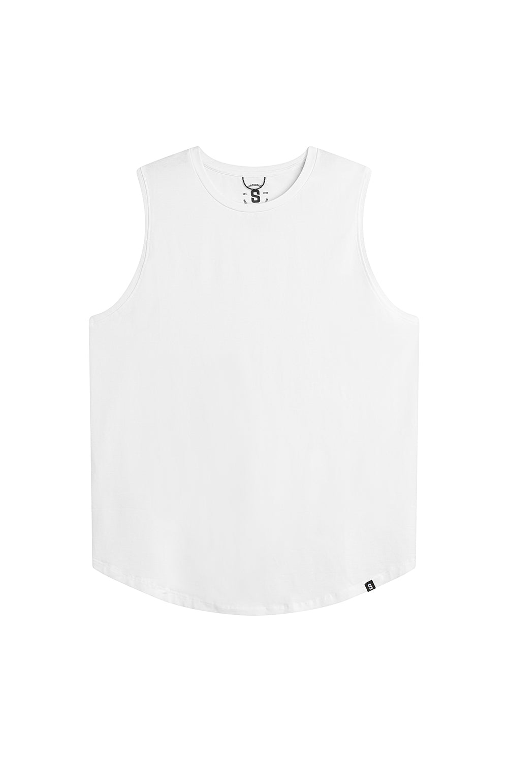 Everyday Stretch Muscle Tank Top - White