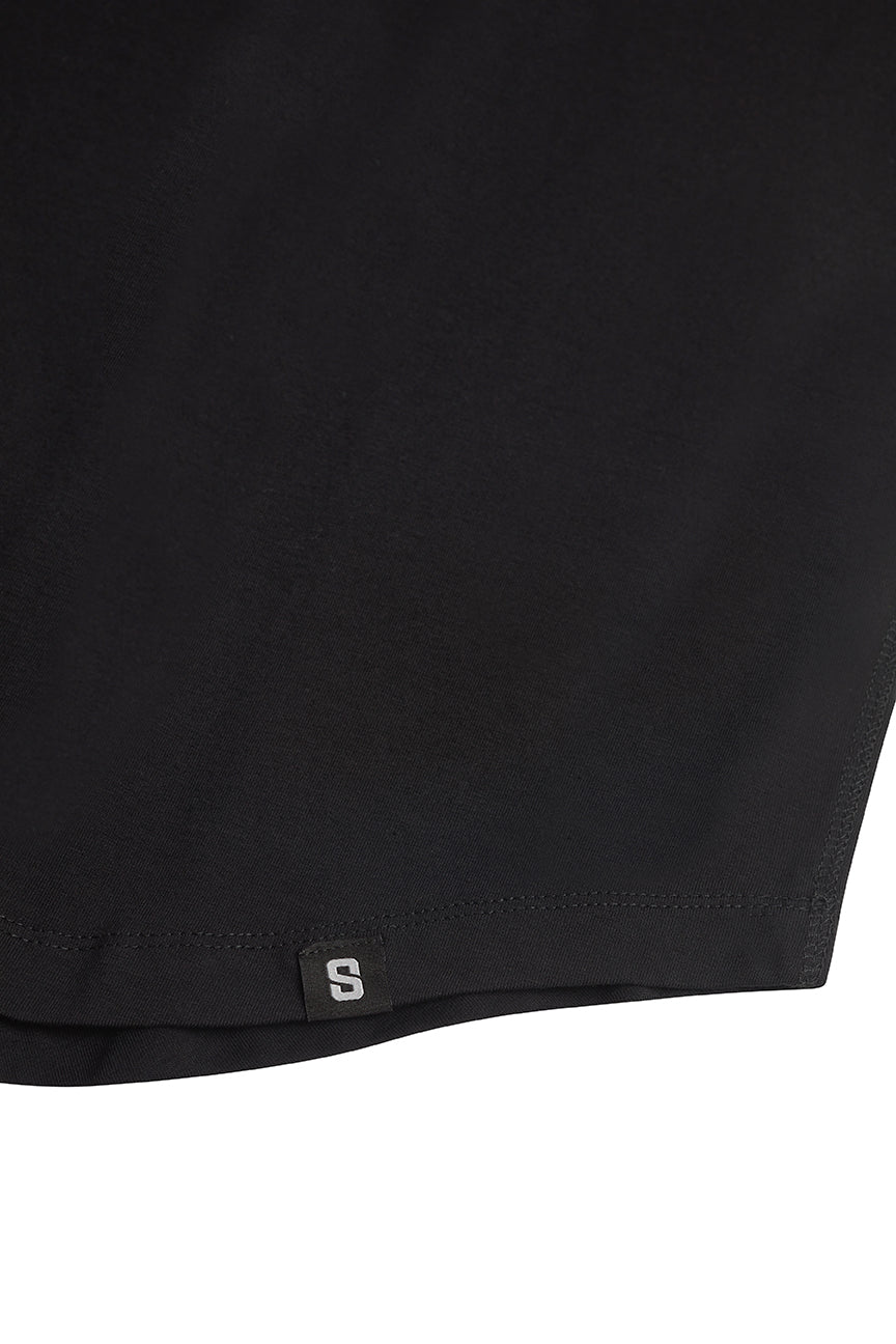 Everyday Stretch Pocket Tee - Black