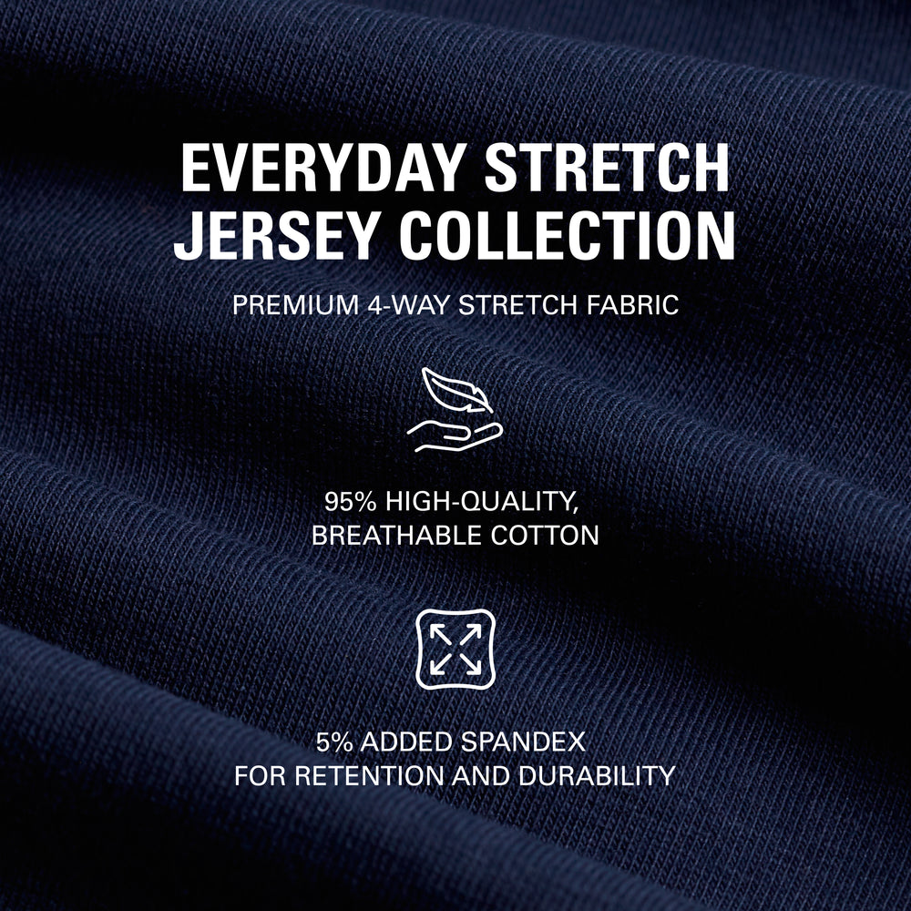 Everyday Stretch V-Neck Tee – Longer Big & Tall